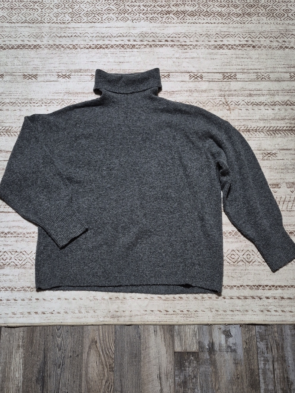 H&M Charcoal Gray Women's Turtleneck Sweater